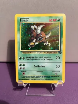 Pokemon TCG Pinsir Jungle 9/64 Holo Unlimited Holo LP - Image 1
