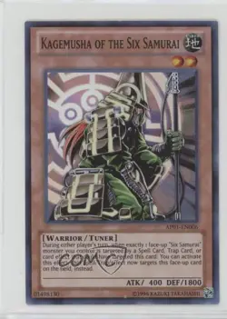 Kagemusha of the Six Samurai YuGiOh Astral Pack One #AP01-EN006 - Image 1