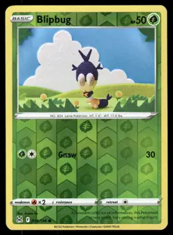 POKEMON BLIPBUG LOST ORIGIN 018/196 REVERSE HOLO C NM/M ASAKO ITO - Image 1