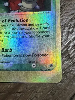 Wurmple 78/109 Ruby and Sapphire Reverse Holo Pokemon TCG - Image 4