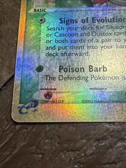 Wurmple 78/109 Ruby and Sapphire Reverse Holo Pokemon TCG - Image 5