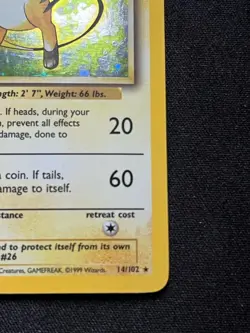 Pokemon TCG Raichu Base Set 14/102 Holo Rare English 1999 WotC 1999-2000 - Image 4