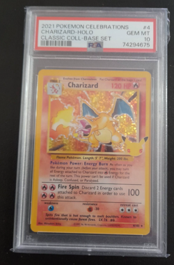 Pokemon 2021 Celebrations Charizard PSA 10 - Image 1