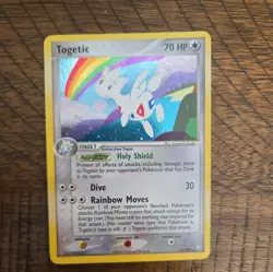 Pokemon TCG Togetic 14/109 Team Rocket Returns Holo Rare 70 HP Stage 1 - Image 1