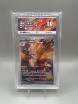 Ace 10 Blaziken 192/182 Destined Rivals Gem Mint Pokemon - Image 1