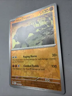 Pokemon TCG * SV Paldea Evolved * 108/193 Paldean Tauros REVERSE HOLO Uncommon - Image 2