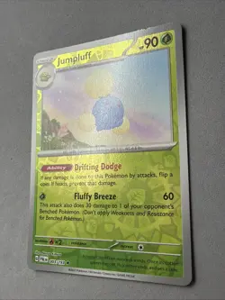 Pokemon TCG * SV Paldea Evolved * 003/193 Jumpluff REVERSE HOLO RARE * NM - Image 2
