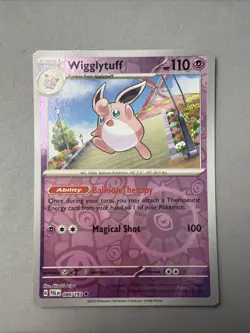 Pokemon TCG * SV Paldea Evolved * 84/193 Wigglytuff REVERSE HOLO RARE * NM - Image 1