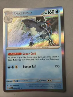 Pokemon TCG * SV Paldea Evolved * 60/193 Baxcalibur HOLO RARE * NM - Image 1