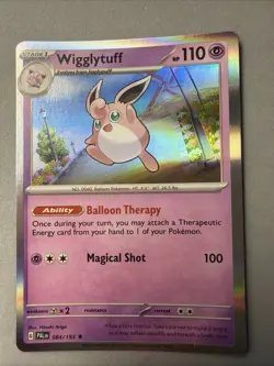 Pokemon TCG * SV Paldea Evolved * 84/193 Wigglytuff HOLO RARE * NM - Image 1