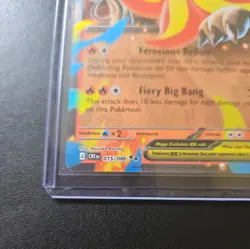 Mega Pyroar ex 015/086 Double Rare Chaos Rising Pokemon TCG - Image 2