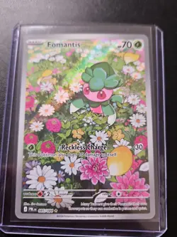 Fomantis 085/084 IR Pitch Black Pokemon TCG NM - Image 1