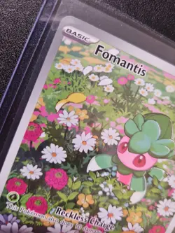Fomantis 085/084 IR Pitch Black Pokemon TCG NM - Image 2