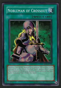 Yugioh Card Nobleman of Crossout DB1-EN088 SUPER RARE NRMT - Image 1