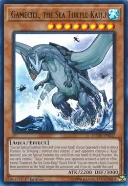 Near Mint, English Yu Gi Oh Gameciel, the Sea Turtle Kaiju - DUDE-EN037 - Ultra - Image 1