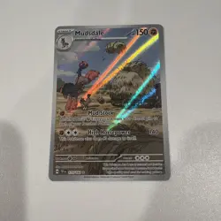 Pokemon TCG Mudsdale 175/162 SV05 Temporal Forces IR Holo Full Art NM - Image 1