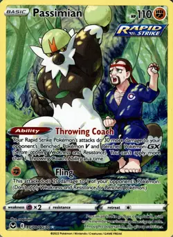 Passimian TG08/TG30 Holo Silver Tempest Trainer Gallery Pokemon NM - Image 1