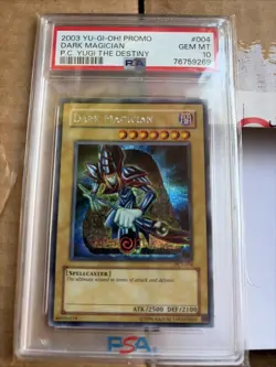 2003 Yu-Gi-Oh! DARK MAGICIAN Power Of Chaos Yugi PCY-004 PSA 10 Secret GEM MINT - Image 1