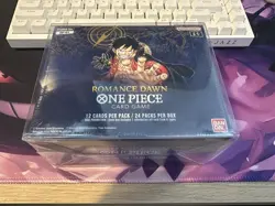 One Piece TCG Romance Dawn Booster Box White Bottom OP01 New And Sealed - Image 1