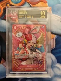 One Piece Uta SP EB03-003 SR Parallel BGS Black Label Pristine 10 - Image 1