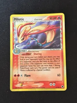 Pokemon TCG Milotic EX Dragon Frontiers Holo Rare Card 5/101 Delta Species - Image 1