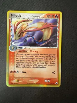Pokemon TCG Milotic EX Dragon Frontiers Holo Rare Card 5/101 Delta Species LP - Image 1