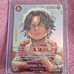 Bandai One Piece Card Game Portgas D. Ace ST15-005 SP EN Op16 - Image 1