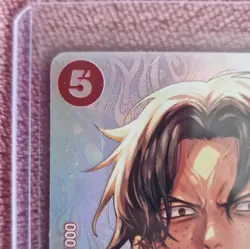 Bandai One Piece Card Game Portgas D. Ace ST15-005 SP EN Op16 - Image 3
