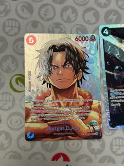 Bandai One Piece Card Game Portgas D. Ace ST15-005 SP EN Op16 - Image 1