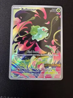 Pokemon TCG Bulbasaur Card Mega Evolution Stamped Promo 133/132 - Image 1
