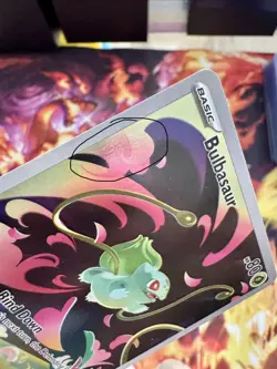 Pokemon TCG Mega Evolution Bulbasaur Card 133/132 Stamped Promo - Image 3