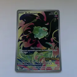 Pokemon TCG Card Bulbasaur 133/132 Mega Evolution Stamped Promo N MINT CONDITION - Image 1