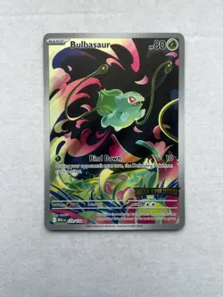 Pokemon TCG Mega Evolution Bulbasaur Card 133/132 Stamped Promo - Image 1