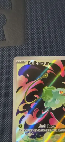 Pokemon TCG Mega Evolution Bulbasaur Card 133/132 Stamped Promo - Image 2