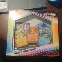 Pokemon TCG SV8.5 Prismatic Evolutions Poster Collection Box Factory Sealed - Image 1