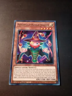 Yu-Gi-Oh! Performance Damage Juggler 1st Edition Rare Card GEIM-EN060 LP - Image 1