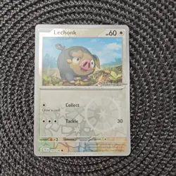 POKEMON CENTER STAMPED LECHONK 155/198 promo card SVI 2023 Pokemon TCG - Image 1