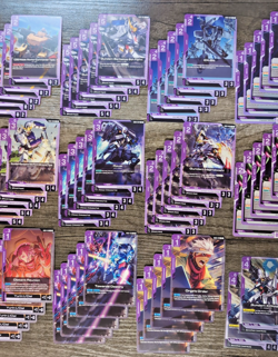 Gundam TCG Steel Requiem GD03 Purple Lot 116 Cards – Rares + Commons – Free Ship - Image 4