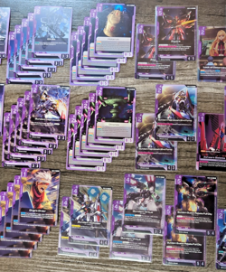 Gundam TCG Steel Requiem GD03 Purple Lot 116 Cards – Rares + Commons – Free Ship - Image 5