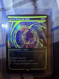 MTG English Freed from the Real NM Foil Secret Lair - Image 1
