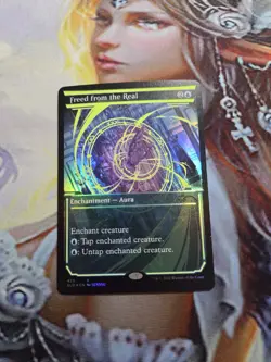 MTG English Freed from the Real NM Foil Secret Lair - Image 3