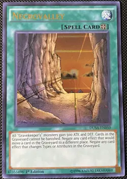 Necrovalley DUSA-EN050 Duelist Saga 1st Edition - Yugioh Card - Image 1