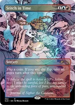 MTG English Stitch in Time NM Foil Secret Lair - Image 1