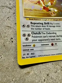 Pokemon TCG Lt. Surge’s Fearow 7/132 Holo Rare Gym Heroes WOTC 2000 - Image 2