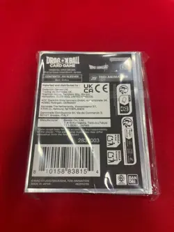 Dragon Ball Super Card Game Bandai Fest Exclusive Goku Sleeves Sealed - Image 2