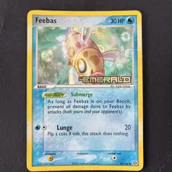 Feebas 49/106 Ex Emerald Reverse Holo Stamped Pokemon TCG Card - MP - Image 1
