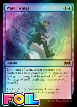 x1 Water Wings WOE MTG 77 FOIL COMMON M/NM 1x - Image 1