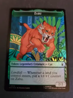 MTG FOIL Redwing Zabu Token - Marvel Super Heroes #007 16 NM - Image 2