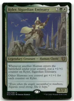 Kyler, Sigardian Emissary #4 (Foil) (MP) Midnight Hunt MIC Magic MTG - Image 1