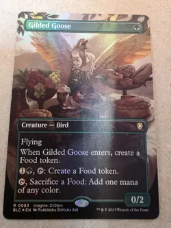 Gilded Goose - #83 Borderless Foil - Commander: Bloomburrow - Mtg - Image 1
